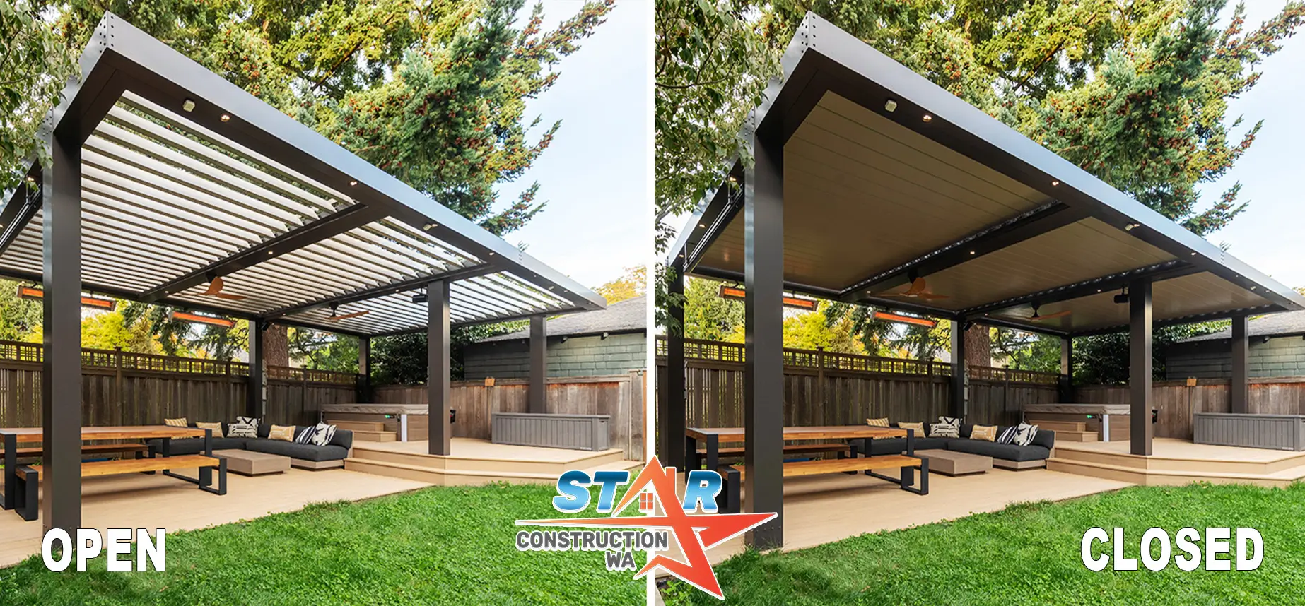 louvered roof in Seattle, WA