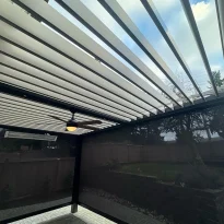 louvered pergola